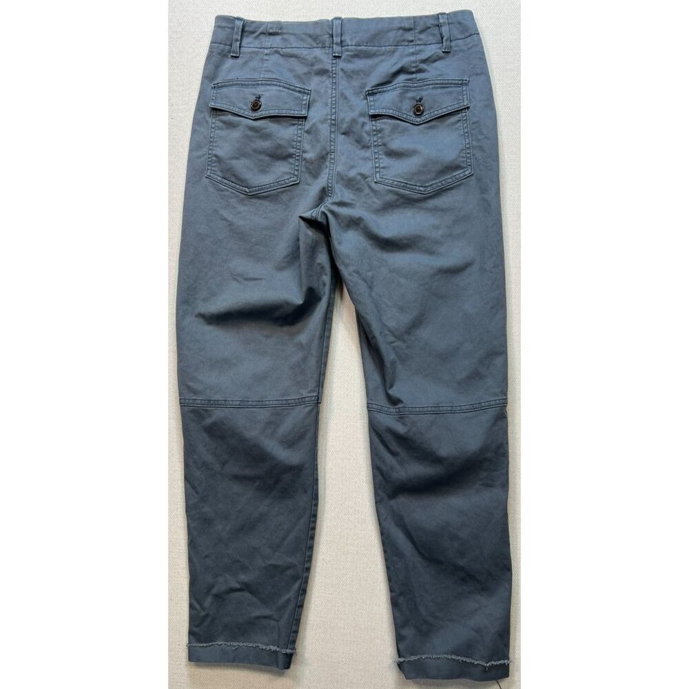 Banana Republic Womens Authentic Girlfriend Chino Pants Size 2 Teal Blue Outdoor - Picture 2 of 11